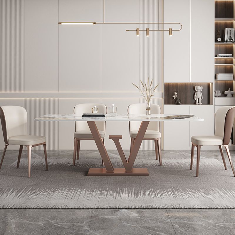1/4/5/6 Pieces Luxury Dining Set with Stone Table and Leather Chairs Dinette Set Clearhalo 'Dining Room Sets' 'Dining Tables & Seating' 'dining_room_set' 'furn' 'furn_dining_room_set' 'Furniture' 'furniture_dining_room_set' 'Kitchen & Dining Furniture' 'kitchen&dining_furn' 'kitchen' 1200x1200_1bb0689a-b5c4-4c28-9673-ae259fd2eb88