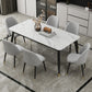 Glam 1/3/5/7 Pieces Dining Set Sintered Stone Dining Table for Home Use Clearhalo 'Dining Room Sets' 'Dining Tables & Seating' 'dining_room_set' 'furn' 'furn_dining_room_set' 'Furniture' 'furniture_dining_room_set' 'Kitchen & Dining Furniture' 'kitchen&dining_furn' 'kitchen' 1200x1200_1bb0c1cd-5f63-4251-9715-c6c617fd78eb
