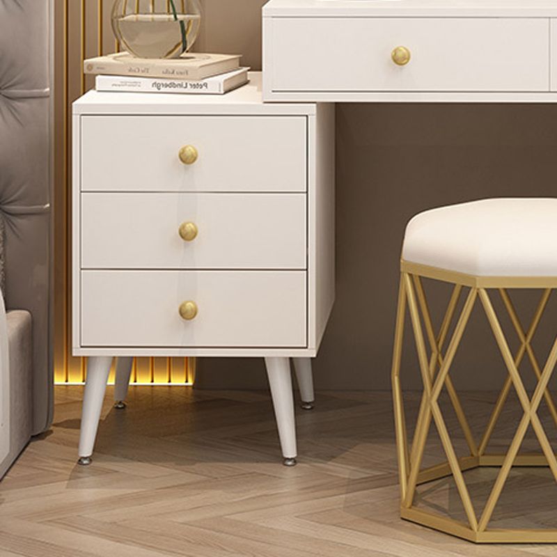 Moderno set da toeletta da letto per cambio in legno in legno bianco moderno