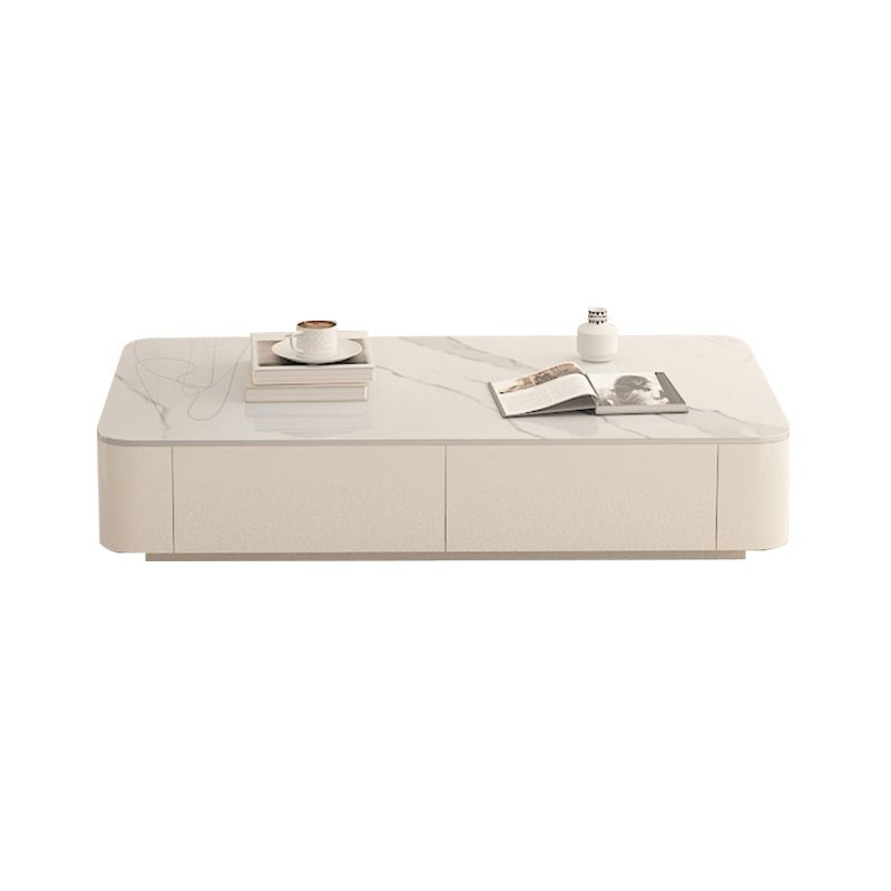 Table basse rectangulaire Block Table basse simple moderne avec tiroirs