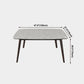 Medieval Modern Rectangle Table Sintered Stone Top Table with Wooden Base and 4 Legs Clearhalo ' dining_table' 'Dining Tables & Seating' 'Dining Tables' 'furn' 'furn_dining_table' 'Furniture' 'furniture_dining_table' 'Kitchen & Dining Furniture' 'kitchen&dining_furn' 'kitchen' 'kitchen_dining_table' 1200x1200_1bb3d372-4b71-4b2f-8caf-bb7c7677b84f
