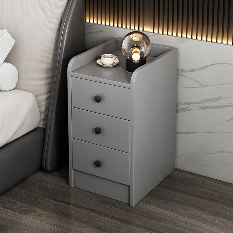 Comodino multi -cassetti moderno tavolo da notte in legno per camera da letto