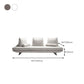 Contemporary Upholstered Solid Color Chaise Chair with Metal Legs Clearhalo 'Chairs & Seating' 'Chaise Lounge' 'chaise_lounge' 'furn' 'furn_chaise_lounge' 'Furniture' 'Living Room Furniture' 1200x1200_1bba6a6d-e7c9-4e6d-9ad3-e27deae677e1
