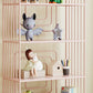 Scandinavian Style Bookshelf Open Back Bookcase for Home Office Clearhalo 'Bookcases' 'furn' 'furn_bookcases' 'Furniture' 'furniture_bookcases' 'Office Furniture' 1200x1200_1bbcff8b-a5de-46a9-afe4-fc67486ebd33