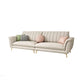 Contemporary White Sofa Waterproof Sewn Pillow Back Couch with Metal Legs Clearhalo 'furn' 'furn_sofas' 'Furniture' 'furniture_sofas' 'Living Room Furniture' 'Sofa' 'sofas' 1200x1200_1bbebc54-4edf-4fec-af2d-e00a64759b4c