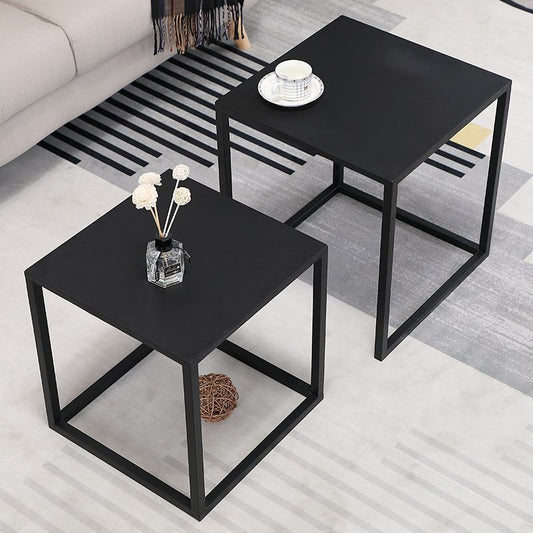 Frame 2 Nesting Coffee Table Mid-Century Metal Square Cocktail Table