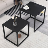 Frame 2 Nesting Coffee Table Mid-Century Metal Square Cocktail Table
