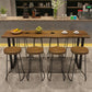Modern 1/9 Pieces Bar Table Set Rectangle Wood Counter Table with High Stools for Balcony Clearhalo 'Bar Furniture' 'furn' 'furn_home_bar_bar_sets' 'Furniture' 'Home Bars & Bar Sets' 'home_bar_bar_sets' 'Kitchen & Dining Furniture' 1200x1200_1bc3a47f-5580-4e2e-b90b-f2c43947c6a0