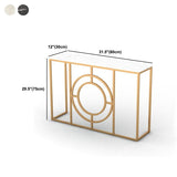 Tavolo da divano console in marmo moderno tavolo da ferro rettangolare per la sala