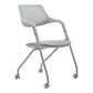 Contemporary Fixed Arms Swivel Chair Gray Cushion Conference Chair Clearhalo 'furn' 'furn_office_chair' 'Furniture' 'Office Chairs' 'Office Furniture' 'office_chair' 1200x1200_1bce184f-920d-4554-b2b8-4721ec72cc88