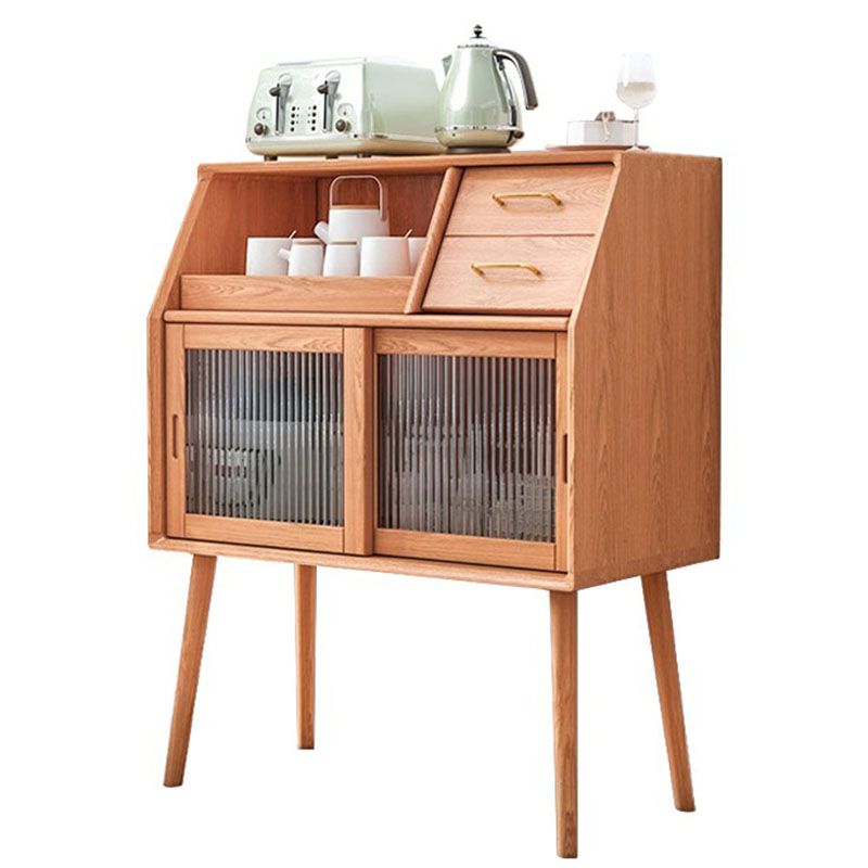 Stitboard a buffet in legno a buffet in stile moderno con cassetti, 31,5 "W