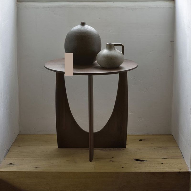 Soggiorno scandinavo Abstract legno solido tavolino