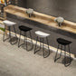 Industrial Armless Backrest Counter Stool Iron Cafe Bar Stool with Acrylic Seat and Pedal Clearhalo 'Bar Furniture' 'Bar Stools' 'bar_stools' 'furn' 'furn_bar_stools' 'Furniture' 'furniture_bar_stools' 'Kitchen & Dining Furniture' 1200x1200_1bd08362-f953-4271-a1a5-09b2cc907a78