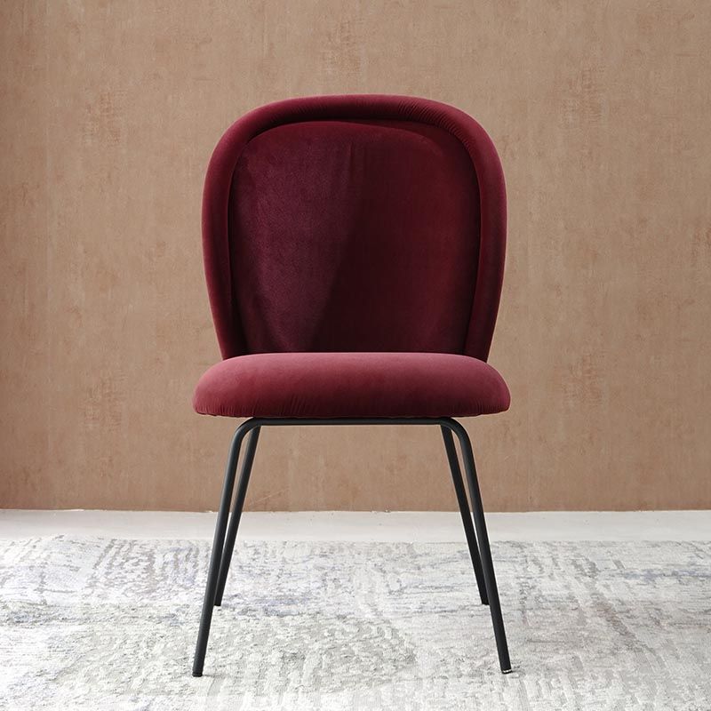 Upholstered Armless Dining Chair Contemporary Dining Room Side Chair Clearhalo 'Dining Chairs' 'Dining Tables & Seating' 'dining_chair' 'furn' 'furn_dining_chair' 'Furniture' 'furniture_dining_chair' 'Kitchen & Dining Furniture' 1200x1200_1bd21eba-f82c-4bac-8f41-f23d56cc7804