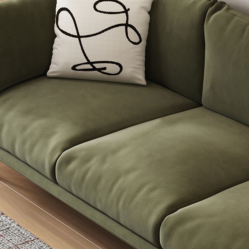 Contemporary Sofa CouchStandard Square Arm Settee Bench with Pillows Clearhalo 'furn' 'furn_sofas' 'Furniture' 'Living Room Furniture' 'Sofa' 'sofas' 1200x1200_1bd2ae6c-c2fe-44d8-91fd-f6573720eba3