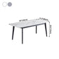 Solid Wood Mid-Century Modern Table Rectangle Sintered Stone Top Table for Dining Room Clearhalo ' dining_table' 'Dining Tables & Seating' 'Dining Tables' 'furn' 'furn_dining_table' 'Furniture' 'furniture_dining_table' 'Kitchen & Dining Furniture' 'kitchen&dining_furn' 'kitchen' 'kitchen_dining_table' 1200x1200_1bd33918-ea33-4190-b035-afb81b93fc19