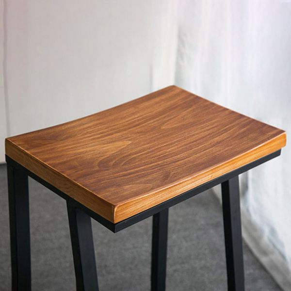 Glam Rectangle Pub Table Set 1/2/3/7 Pieces Pine Wood Top Bar Table with Metal Stools Clearhalo 'Bar Furniture' 'furn' 'furn_home_bar_bar_sets' 'Furniture' 'Home Bars & Bar Sets' 'home_bar_bar_sets' 'Kitchen & Dining Furniture' 1200x1200_1bd5816c-ad08-4d9a-b38c-79d792445917