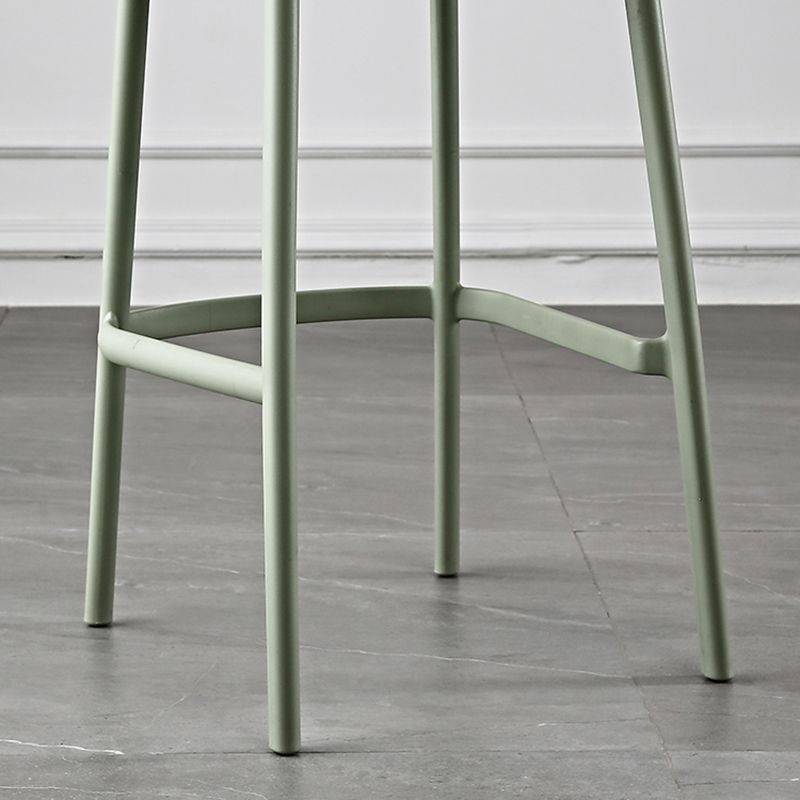 Scandinavia Style Bar-stool Plastic Single Stool with Footrest for Kitchen Bar Clearhalo 'Bar Furniture' 'Bar Stools' 'bar_stools' 'furn' 'furn_bar_stools' 'furniture_bar_stools' 'Kitchen & Dining Furniture' 'kitchen&dining_furn' 'kitchen' 'kitchen_furn' Furniture' 1200x1200_1bd59ad7-9e5c-4ae0-a6fe-5cca672aab96