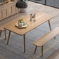 Modern Rectangle Pine Solid Wood Table 4 Legs Home Kitchen Dinner Furniture Clearhalo ' dining_table' 'Dining Tables & Seating' 'Dining Tables' 'Furniture' 'furniture_dining_table' 'Kitchen & Dining Furniture' 'kitchen&dining_furn' 'kitchen' 'kitchen_dining_table' 1200x1200_1bd6ae1b-ddd6-4a54-b9c1-9b51d9aa1278