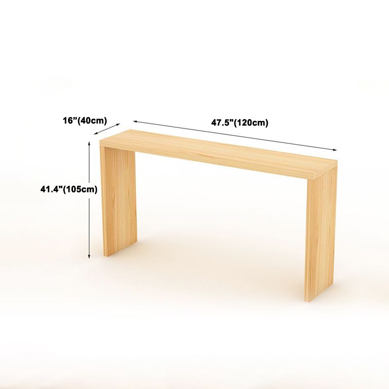 1/5/9 piezas Juego de mesa de barra moderna Rectangle Pine Wood Bistro Set