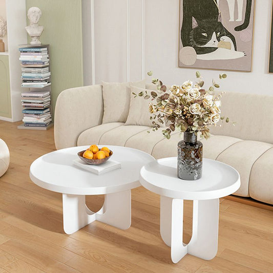 Tavolino astratto di caffè moderno tavolo da cocktail top vassoio in metallo