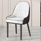 Glam Style Parsons Dining Side Chair Leather Indoor Dining Chair Clearhalo 'Dining Chairs' 'Dining Tables & Seating' 'dining_chair' 'furn' 'furn_dining_chair' 'Furniture' 'furniture_dining_chair' 'Kitchen & Dining Furniture' 1200x1200_1bd94321-016a-4b85-9e63-dc3f96d5d4e2