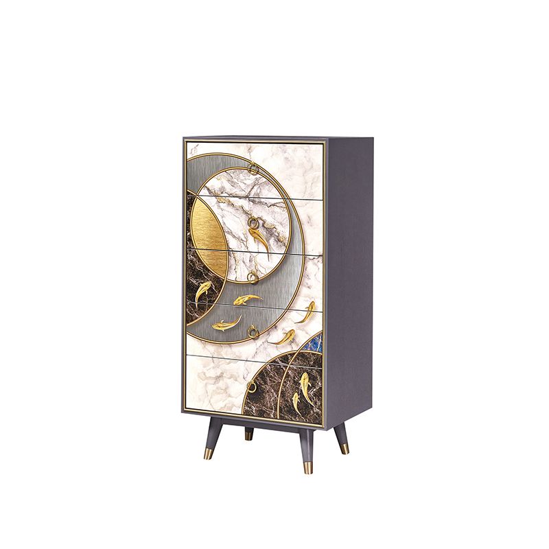 Wooden Storage Chest Dresser Classic Glam Storage Chest with Drawers Clearhalo 'Bedroom Furniture' 'Dressers & Chests' 'dressers_chests' 'furn' 'furn_dressers_chests' 'Furniture' 1200x1200_1bdc14cc-ef7c-428f-89e1-d53a0193b3d6