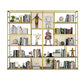 Open Back Shelf Bookcase Glam Style Bookcase for Office and Study Room Clearhalo 'Bookcases' 'furn' 'furn_bookcases' 'Furniture' 'furniture_bookcases' 'Office Furniture' 1200x1200_1bdc6845-1652-409f-bf17-5826f913d82c