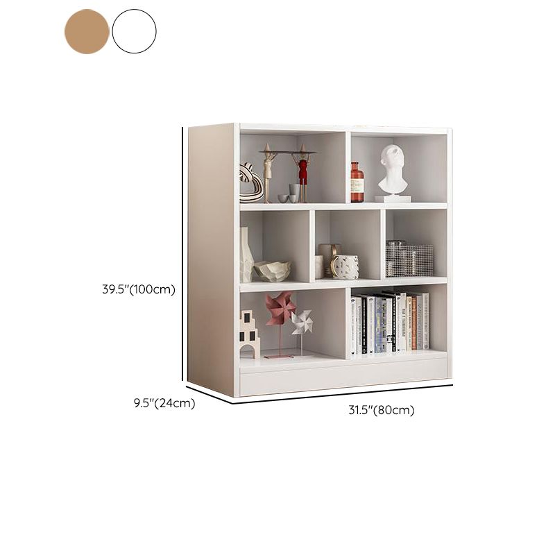 Standaard gesloten back -boekenplank Engineered Wood Scandinavian boekenkast