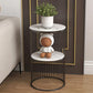 21.65" Tall Stone Night Table 2-shelf Accent Table Nightstand Clearhalo 'Bedroom Furniture' 'furn' 'furn_night_stand' 'Furniture' 'night_stand' 'Nightstands' 1200x1200_1bddad16-80c5-4e24-a72c-74a86c233277