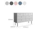 Classic Glam Dresser Stone Storage Chest Dresser with 6/7/9 Drawers , 15.6 Inch W