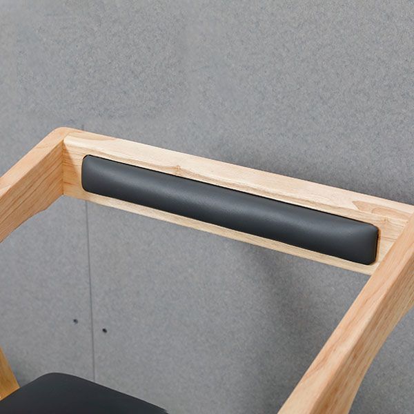 Modern Open Back Arm Chair Upholstered Matte Finish Dining Chair Clearhalo ' kitchen&dining_furn' 'Dining Chairs' 'Dining Tables & Seating' 'dining_chair' 'furn' 'furn_dining_chair' 'Furniture' 'furniture_dining_chair' 'Kitchen & Dining Furniture' 'kitchen' 1200x1200_1be14fa2-eedf-4678-ab80-6eaa647f9a27