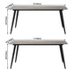 Simplicity Style Sintered Stone Dining Table 4 Legs Carbon Steel Base Rectangle Table for Home Clearhalo ' dining_table' 'Dining Tables & Seating' 'Dining Tables' 'furn' 'furn_dining_table' 'Furniture' 'furniture_dining_table' 'Kitchen & Dining Furniture' 'kitchen&dining_furn' 'kitchen' 'kitchen_dining_table' 1200x1200_1be382bf-9c30-4a1a-8855-db7281d7d110