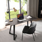 Black Rectangular Office Desk with Black Metal Base Modern Desk Clearhalo 'furn' 'furn_office_desk' 'Furniture' 'Office Desks' 'Office Furniture' 'office_desk' 1200x1200_1be50886-1a47-4fb0-a062-b2b4003c99d2