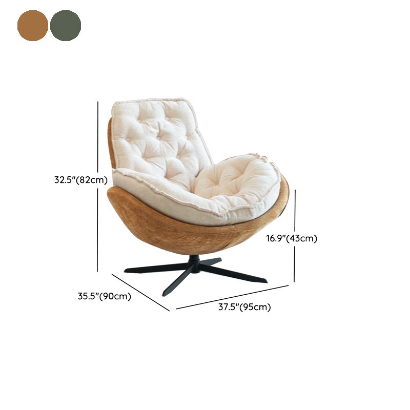 Swivel Lounge Chair Arms Included Side Chair for Living Room Clearhalo 'Accent Chairs' 'accent_chairs' 'Chairs & Seating' 'furn' 'furn_accent_chairs' 'Furniture' 'Living Room Furniture' 1200x1200_1be6c4e9-6536-4036-a470-27c170999f7a