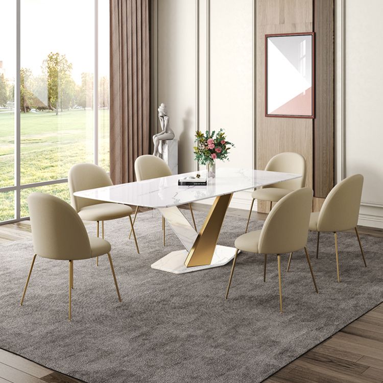 Glam 1/2/5/6/7 Pieces Table and Chair Set Sintered Stone Dining Table Set Clearhalo 'Dining Room Sets' 'Dining Tables & Seating' 'dining_room_set' 'furn' 'furn_dining_room_set' 'Furniture' 'furniture_dining_room_set' 'Kitchen & Dining Furniture' 'kitchen&dining_furn' 'kitchen' 1200x1200_1be6d9f6-35b6-4d2b-84c9-1d51bbf7f2ff