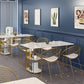 Nordic 1/2/4/5 Pieces Dining Set Rectangle Stone Dining Table for Dining Room Clearhalo 'Dining Room Sets' 'Dining Tables & Seating' 'dining_room_set' 'furn' 'furn_dining_room_set' 'Furniture' 'Kitchen & Dining Furniture' 1200x1200_1be7c3ec-417a-4427-9e34-9f660366683e