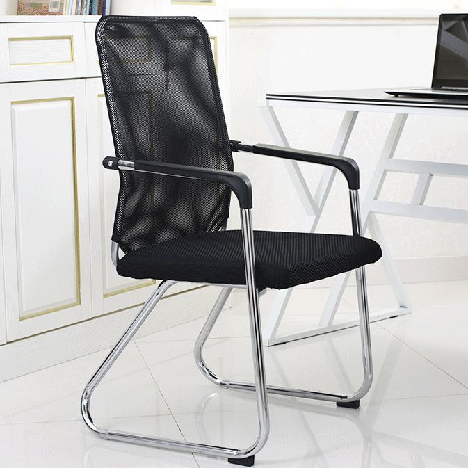 Zeitgenössische Festwaffenstuhl Ergonomic Mid-Back Schreibtischstuhl