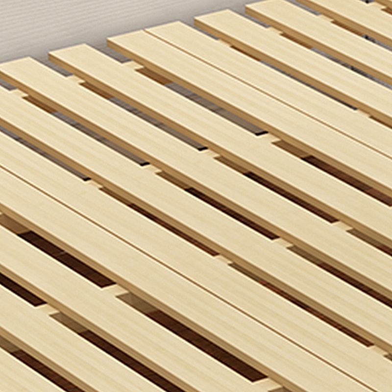 French Country Headboard Standard Bed Solid Wood Bed with Footboard