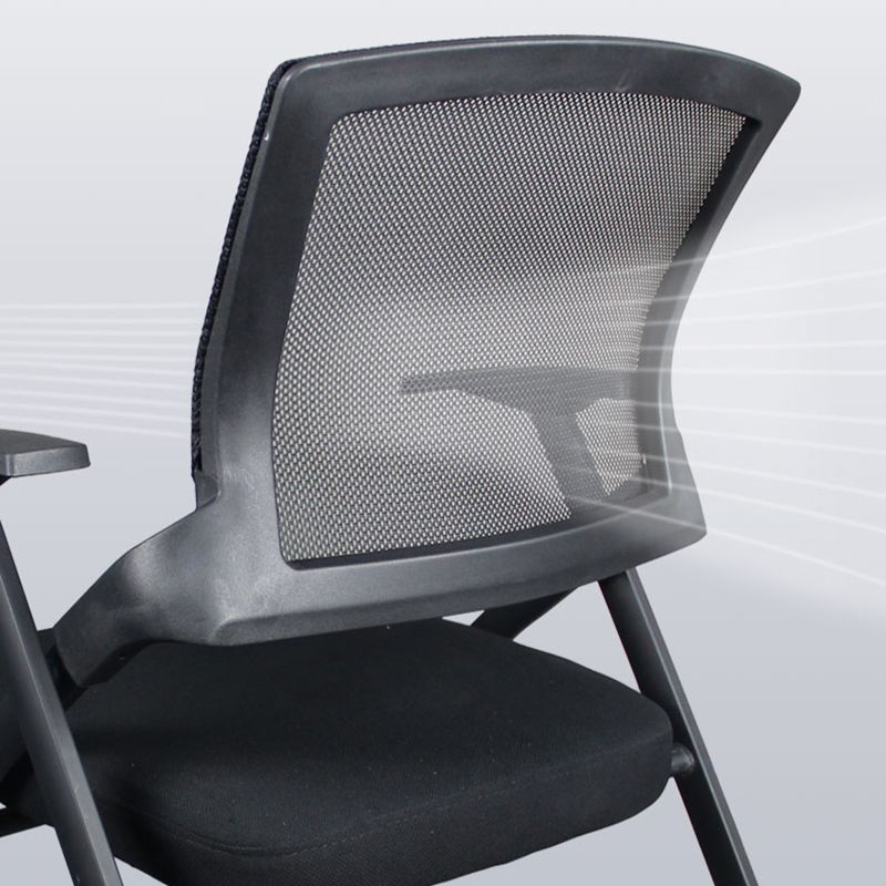 Mesh Mid Back Conference Chair Contemporary Ergonomic Arms Office Chair Clearhalo 'furn' 'furn_office_chair' 'Furniture' 'Office Chairs' 'Office Furniture' 'office_chair' 1200x1200_1beb5958-bbb9-4dde-ba5c-8900aa6d9299