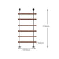 Metal and Wooden Shelf Bookcase Wall Mounted Shelves Included Bookshelf for Home