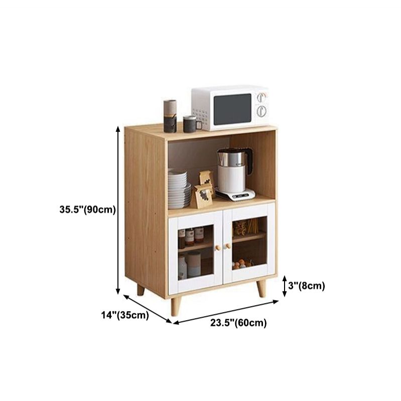 Sideboard mobile rettangolare la credenza moderna cucina in legno