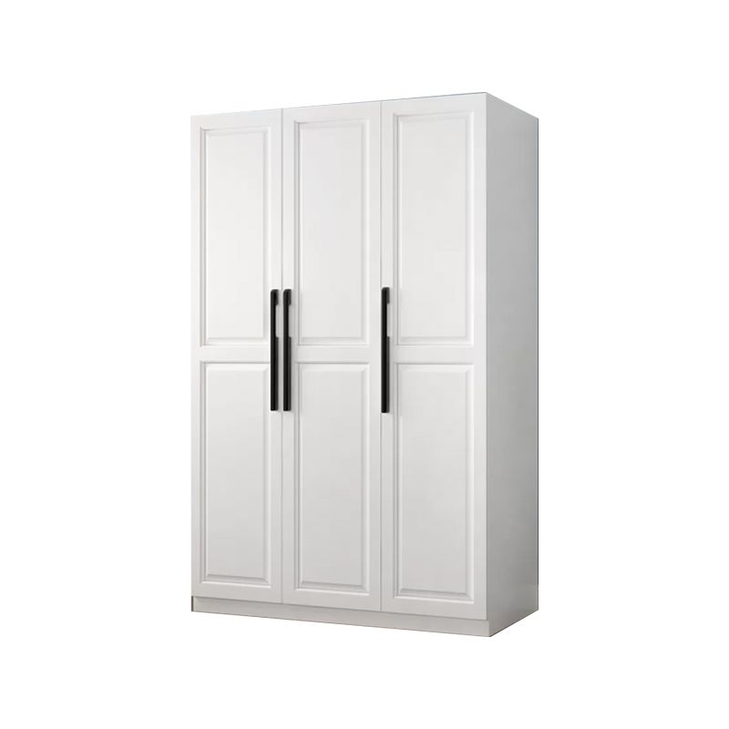 Freestanding Wood Frame Wardrobe Modern Hinged Soft Close Doors Wardrobe and Drawers Clearhalo 'Armoires & Wardrobes' 'armoires_wardrobes' 'Bedroom Furniture' 'furn' 'furn_armoires_wardrobes' 'Furniture' 1200x1200_1bf0728d-a08f-46e4-acc2-838cc366474e