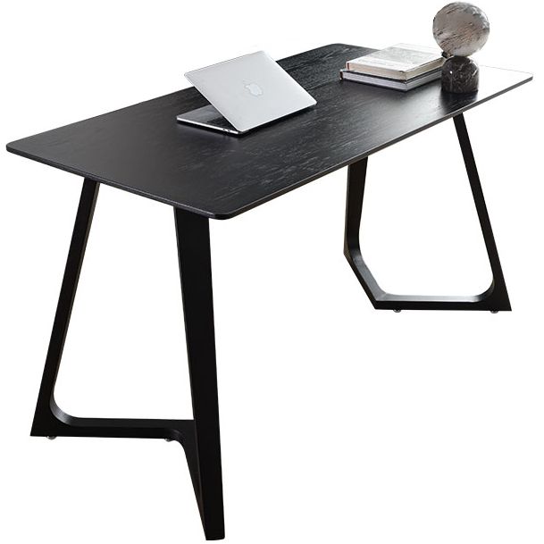 Solid Wood Contemporary Rectangle Dining Table Wood Top Indoor Table with Sled Base Clearhalo ' dining_table' 'Dining Tables & Seating' 'Dining Tables' 'furn' 'furn_dining_table' 'Furniture' 'furniture_dining_table' 'Kitchen & Dining Furniture' 'kitchen&dining_furn' 'kitchen' 'kitchen_dining_table' 1200x1200_1bf42e3c-2776-4951-a94e-2eed02aaef40