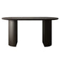 Simplicity Style Furniture Oval Double Pedestal Dining Site Table for Dining Room Clearhalo 'Dining Tables & Seating' 'Dining Tables' 'dining_table' 'furn' 'furn_dining_table' 'Furniture' 'furniture_dining_table' 'Kitchen & Dining Furniture' 'kitchen' 'kitchen_dining_table' 1200x1200_1bf8d553-3a8d-463d-8921-dfcde4e06a59
