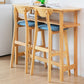 Nordic Style Wood Barstool 30-inch Legs Bar Stool with Velvet Upholstered Clearhalo 'Bar Furniture' 'Bar Stools' 'bar_stools' 'furn' 'furn_bar_stools' 'furniture_bar_stools' 'Kitchen & Dining Furniture' 'kitchen&dining_furn' 'kitchen' 'kitchen_furn' Furniture' 1200x1200_1bf92d2f-fe27-4425-845b-d29dc58179e4