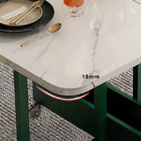 Rectangle Mid-Century Modern Dining Table Gold Metal Base Table for Dining Room Clearhalo ' dining_table' 'Dining Tables & Seating' 'Dining Tables' 'furn' 'furn_dining_table' 'Furniture' 'furniture_dining_table' 'Kitchen & Dining Furniture' 'kitchen&dining_furn' 'kitchen' 'kitchen_dining_table' 1200x1200_1bfa2d1d-c1b2-403c-8555-27d054138182