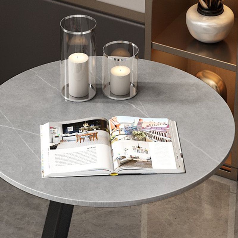 18-inch Pedestal End Table Modern Marble Top Side Table for Living Room Clearhalo 'Coffee & Accent Tables' 'End & Side Tables' 'end_side_table' 'Furniture' 'furniture_end_side_table' 'Living Room Furniture' 1200x1200_1bfa55c2-630b-4a55-bae4-6e912e66db65