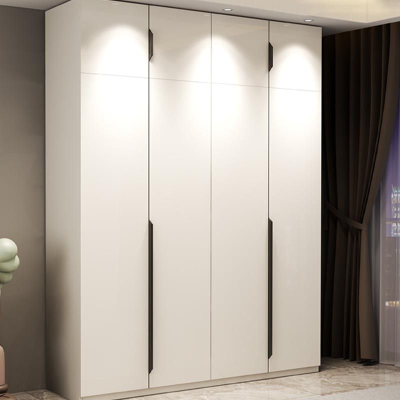 Manufactured Wood White Storage Cabinet Modern Style Cabinet for Bedroom