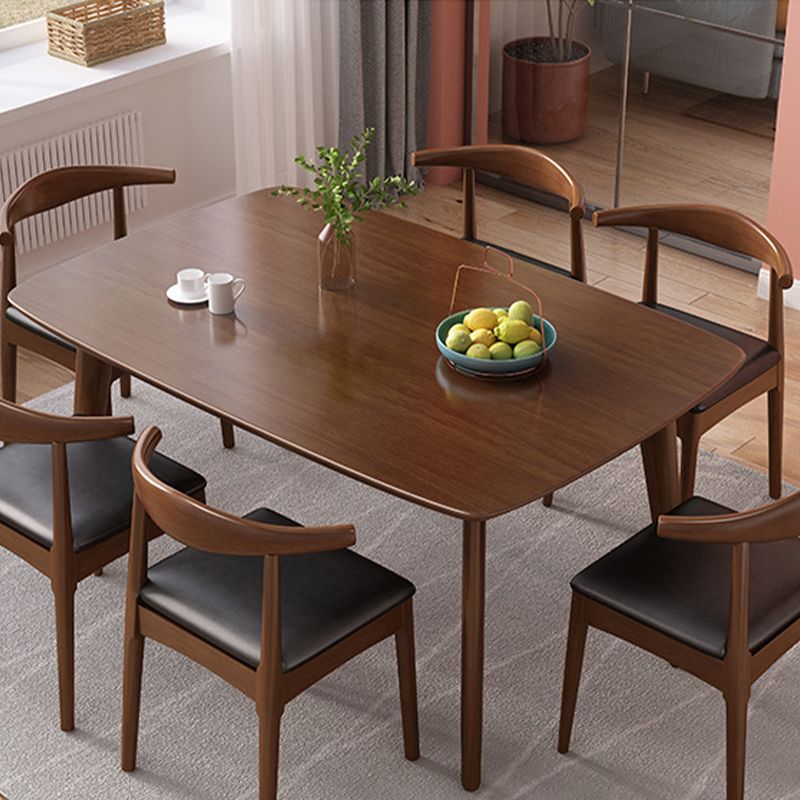 Solid Wood Dining Room Table Modern Dining Table for Kitchen Clearhalo 'Dining Tables & Seating' 'Dining Tables' 'dining_table' 'furn' 'furn_dining_table' 'Furniture' 'Kitchen & Dining Furniture' 1200x1200_1bfc89e9-75e6-47f7-b782-7090dccd7ffb
